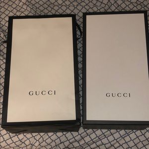 -gucci box -gucci bag -gucci slipper/shoe bag